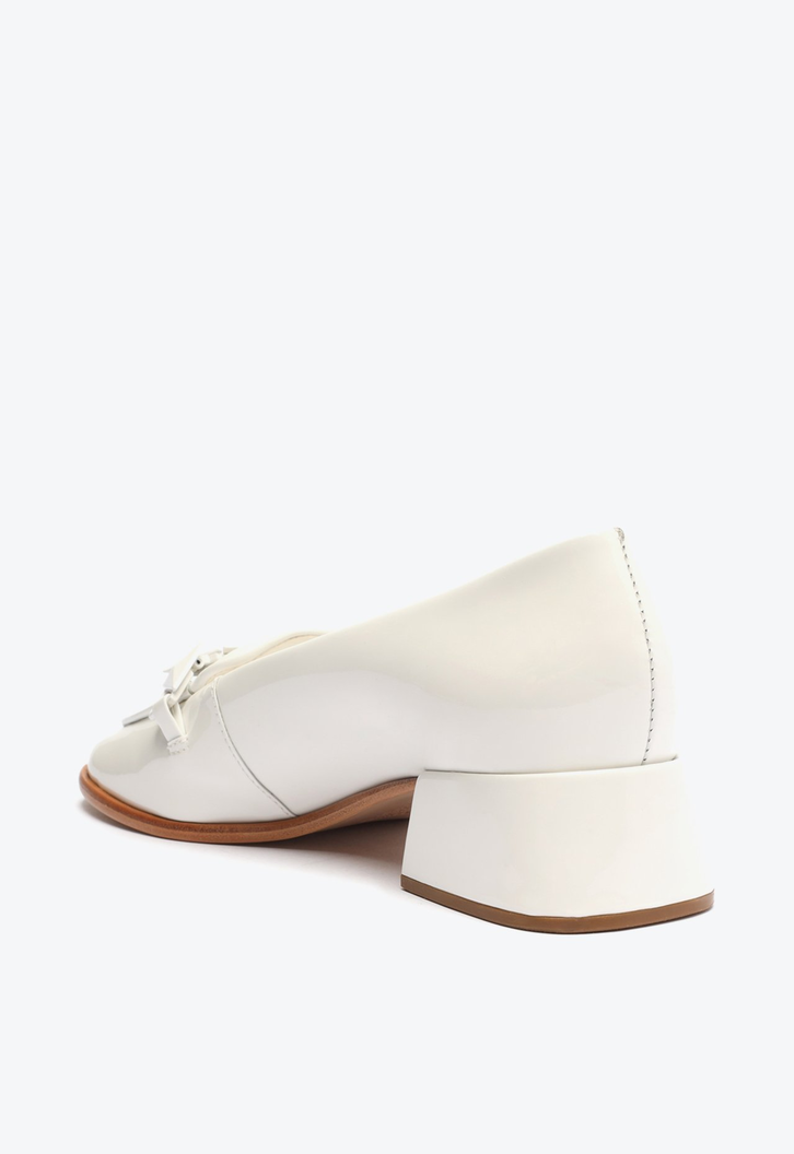 Mocassim Domenica Triangle Branco