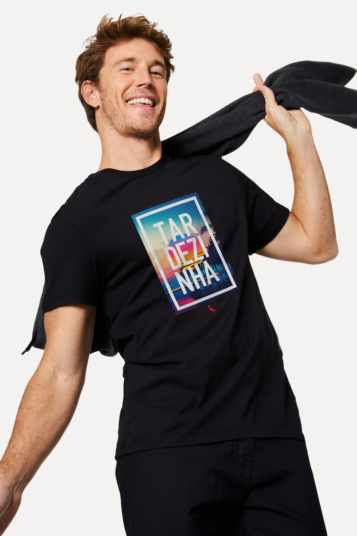 CAMISETA PRETA RESERVA TARDEZINHA VERAO