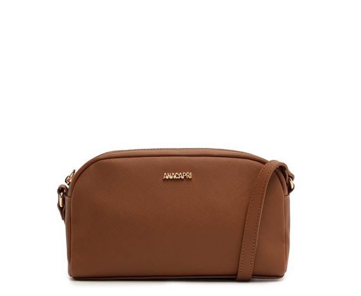 Bolsa Tiracolo Pequena Lisa Marrom | ZZ MALL