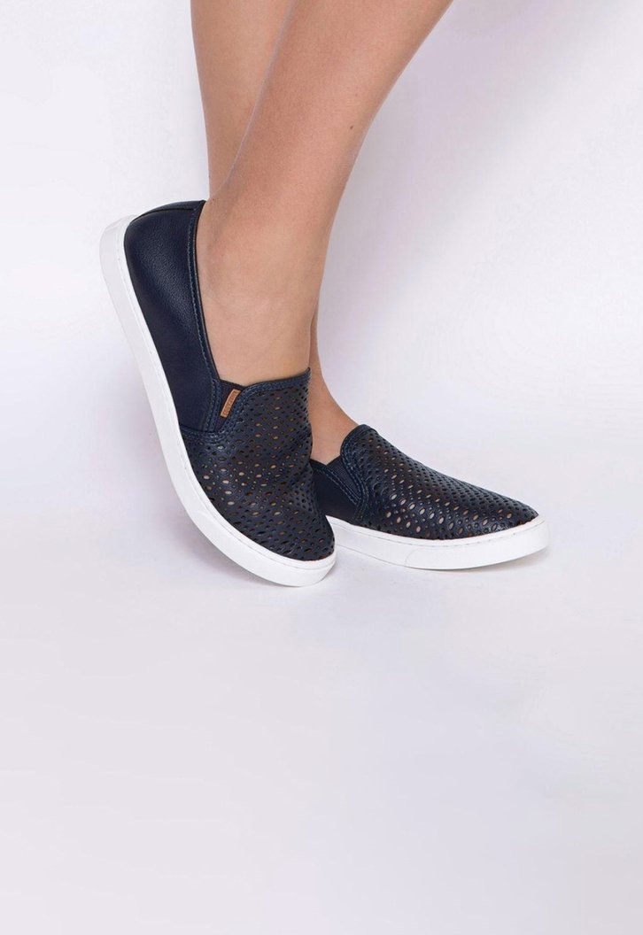 Tênis Slip On Azul Marinho Anacapri Ana