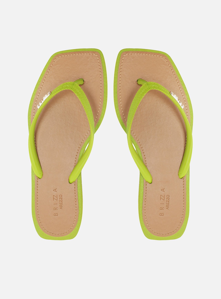 Chinelo de Dedo Verde Recouro Square Brizza