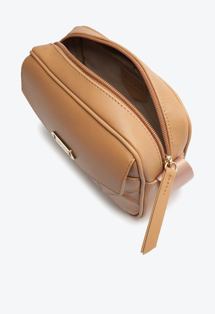 Bolsa Tiracolo Nude Anacapri Matelassê Média