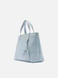 Bolsa Tote Azul Arezzo Giorno Média Bag Charm