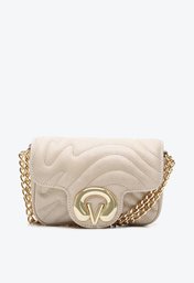 Bolsa Tiracolo Bege Vicenza Lily Pequena