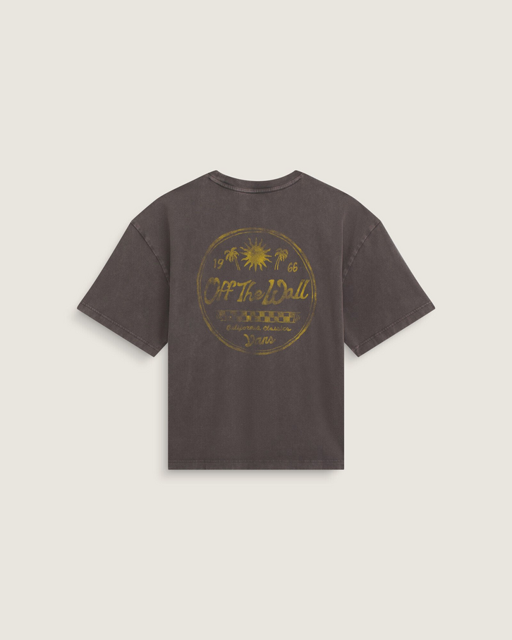 Camiseta Manga Curta Faded Palms Faded Black