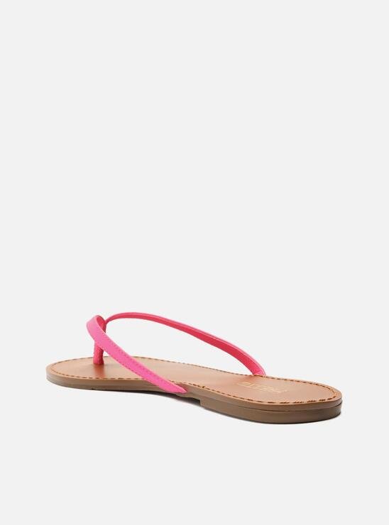 KIT FLIP FLOP E BAG ROSA AREZZO
