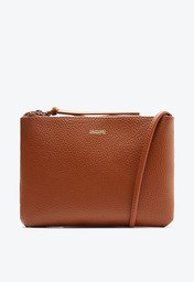 Bolsa Tiracolo Marrom Anacapri Média Basic