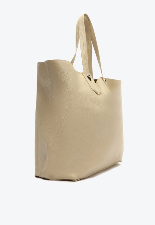Bolsa Shopping Betsy Couro Branca