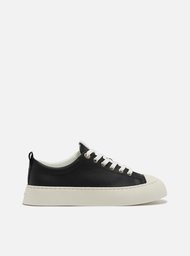 Tênis Casual Preto Arezzo Couro Amarração