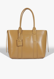 Bolsa Shopping Tyla Couro Marrom Clara