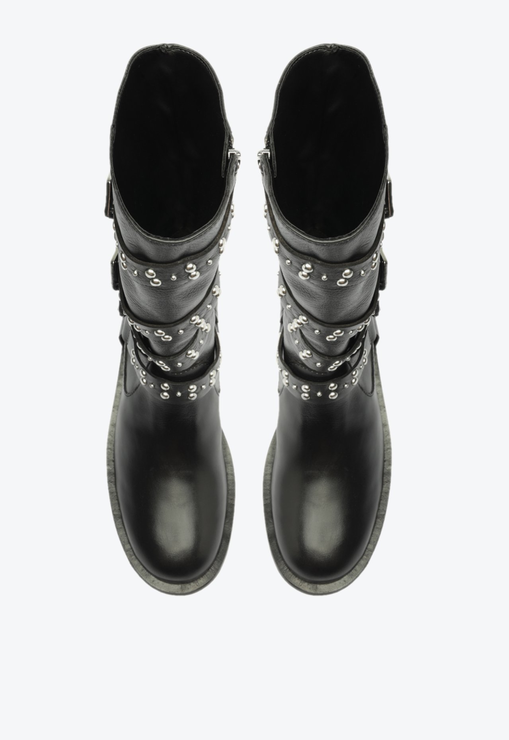 Bota Gene Couro Preta