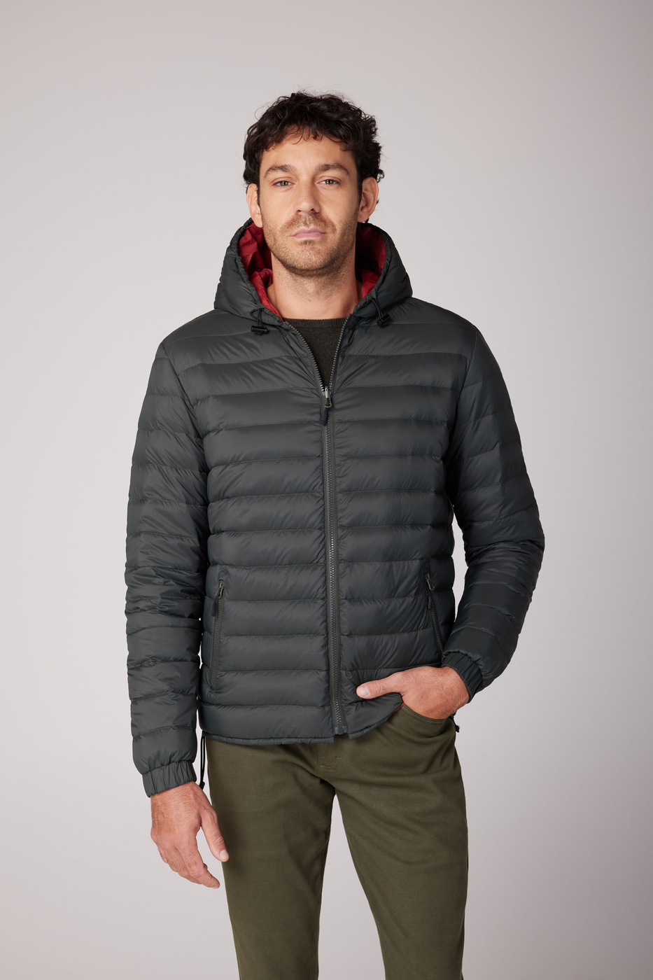 Barbour trawl quilted store jacket iron ore