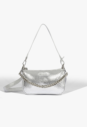 Crossbody Prata Schutz Emmy Texture