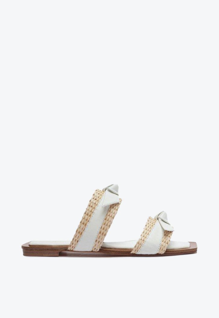 Clarita Padded Slide White
