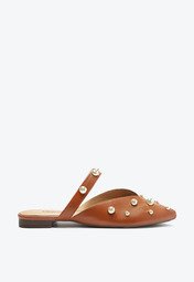 Mule Anacapri Maxi Tachas Com Tira Marrom