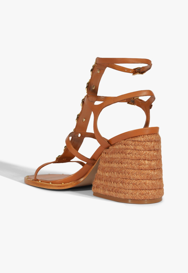Sandália Block Heel Summer Laranja