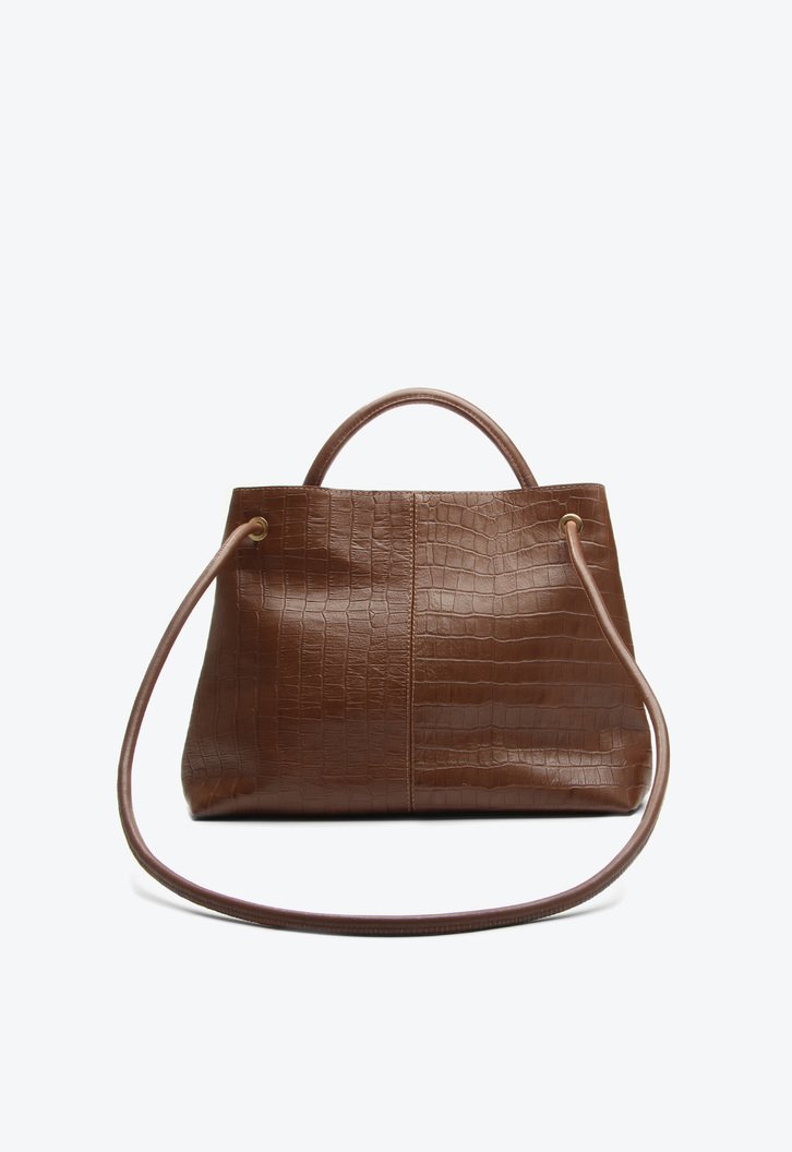 Bolsa Tote Mika Média Marrom