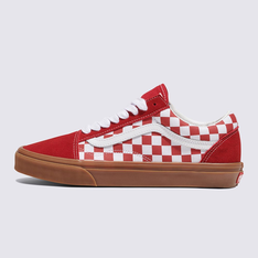 Tênis Old Skool Fat Lace Checker Red