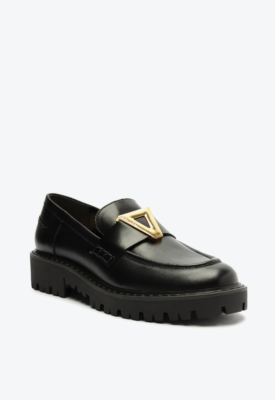 全国どこでも送料無料！ Mocassim MALL ZZ | Couro Id Christie Tratorado Schutz Preto ピアス