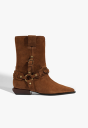 Bota Maine Buckle Camurça Marrom