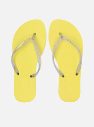 Chinelo de Dedo Amarelo Glitter Essential
