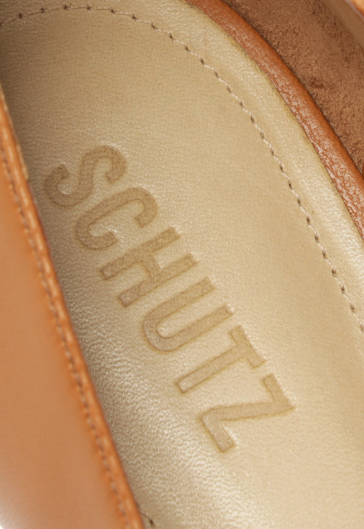 SAPATO SCARPIN LAURA MID VERNIZ MARROM
