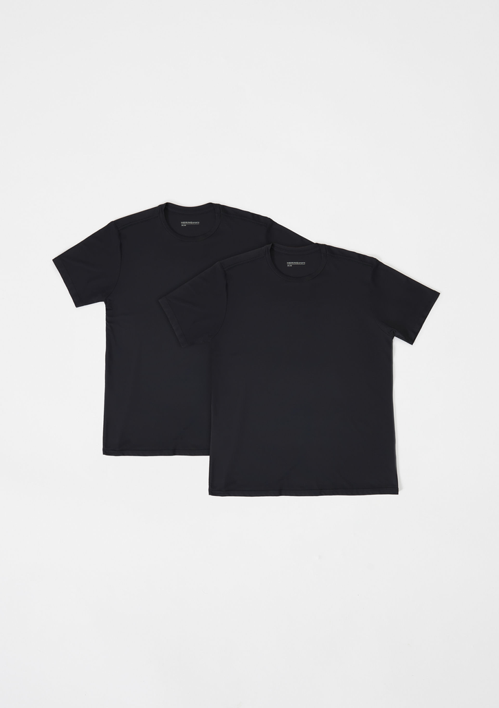Kit Com 2 Camisetas Pretas Hering Esportivas Manga Curta Com Proteção UV 50+