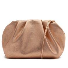 Bolsa Anacapri Cobre Brilhosa Pequena