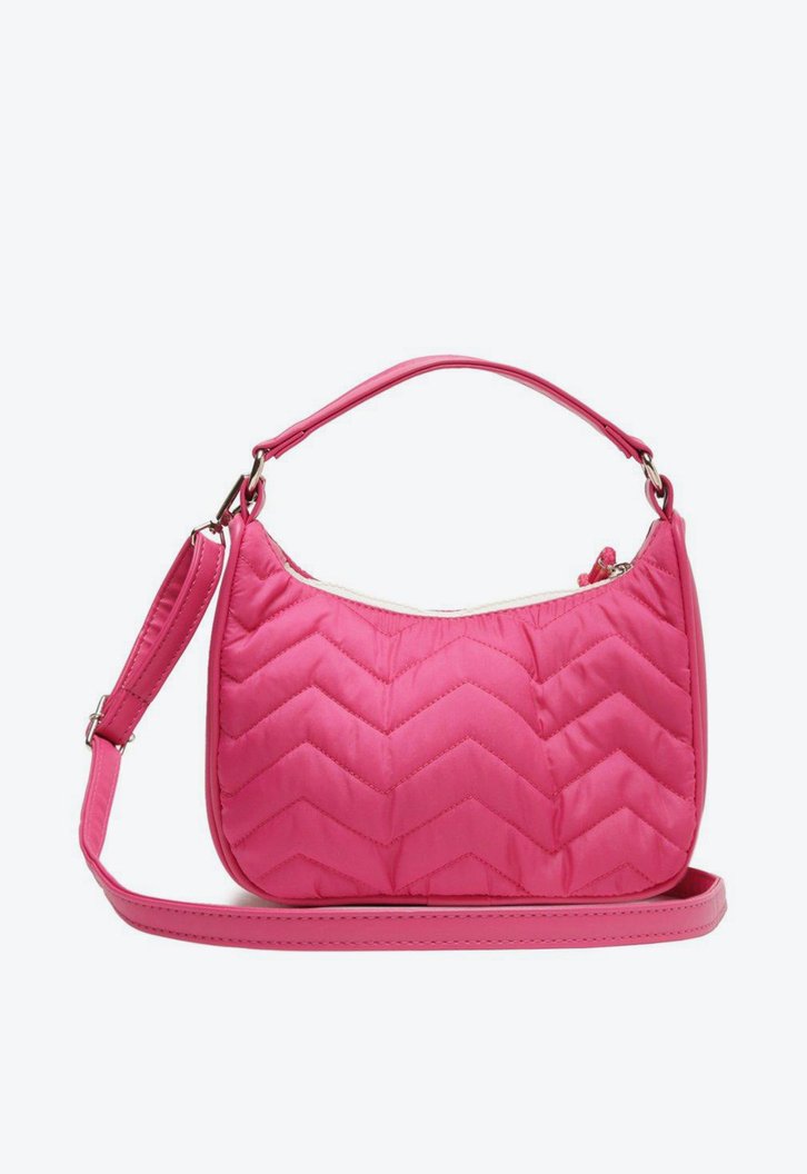 Bolsa Baguete Rosa Matelassê Nylon