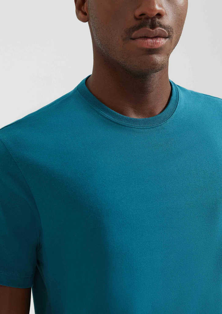 Camiseta Básica Verde Hering Comfort Super Cotton
