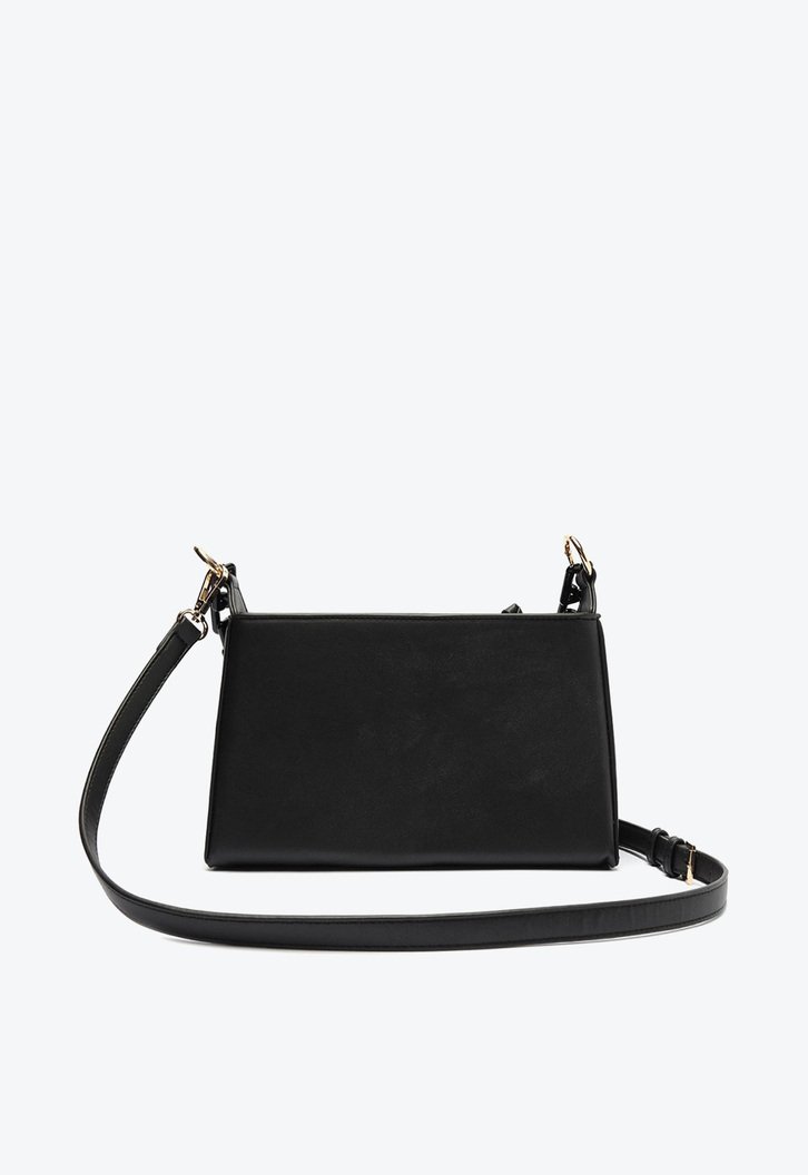 Bolsa Tiracolo Preta Arezzo Pequena Corrente Extra