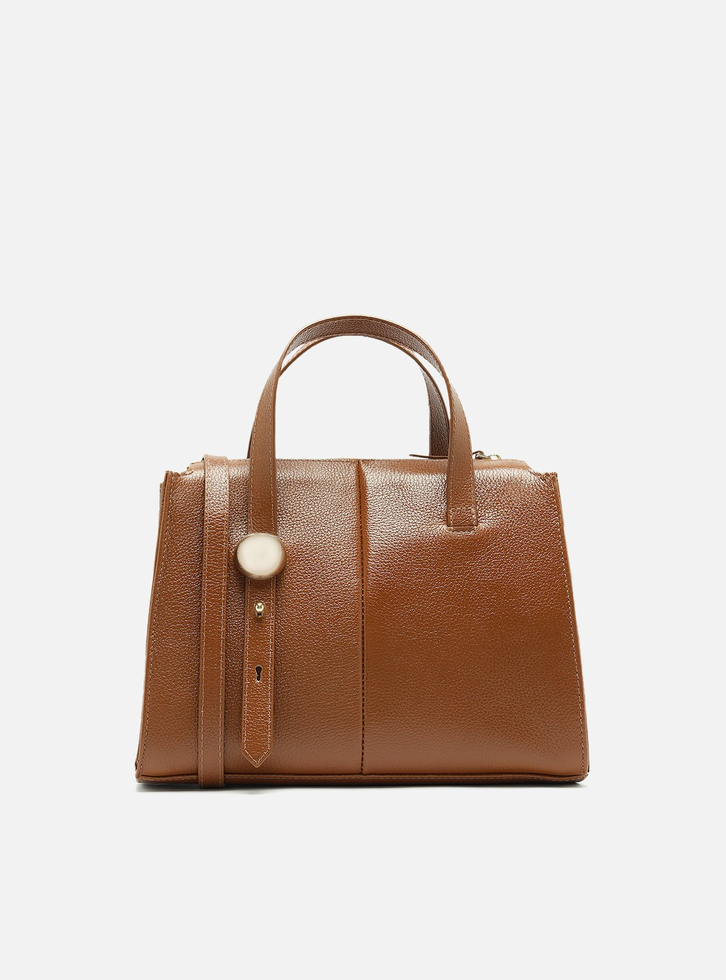 Bolsa Tote Marrom Média | ZZ MALL