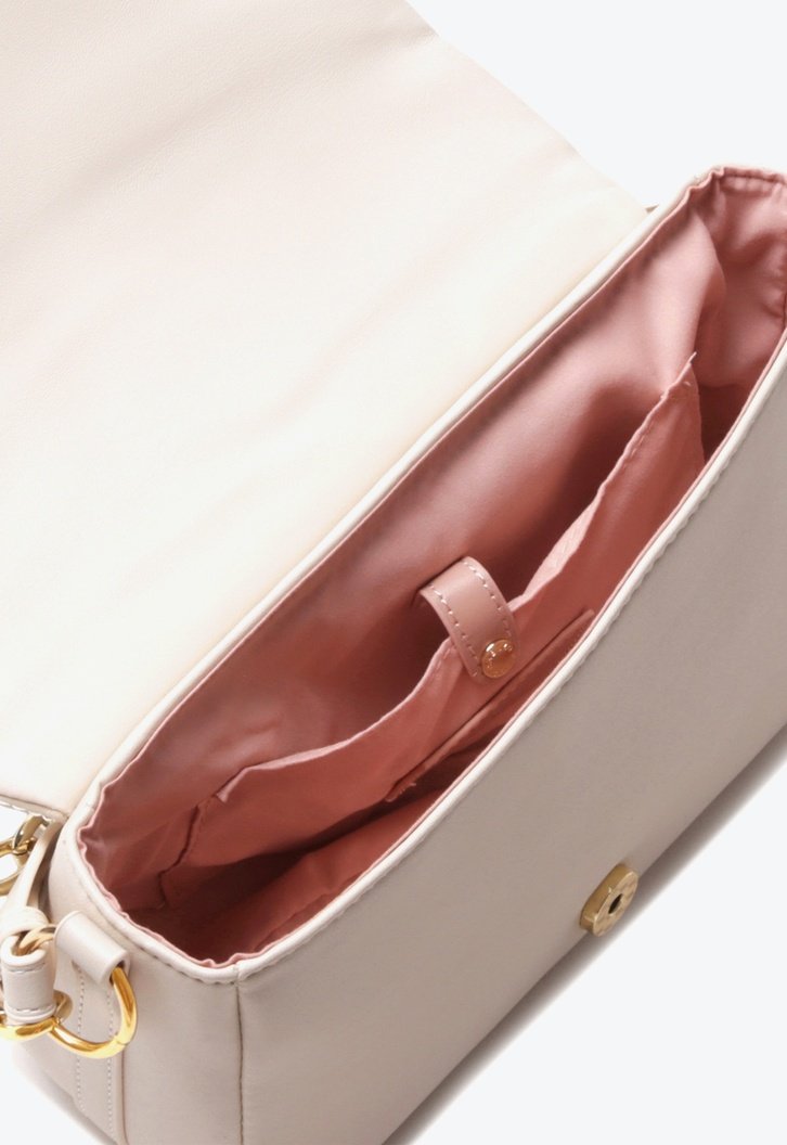 Bolsa Tiracolo Off-white Arezzo Matelassê Pequena