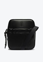 Bolsa Tiracolo Preta Anacapri Bolso Franzido Média