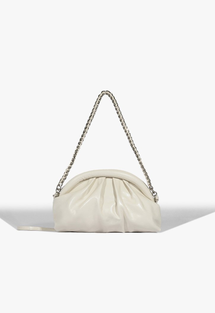 Bolsa Pouch Buzz Couro Branca