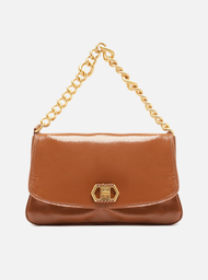 Bolsa Tiracolo Marrom Arezzo Couro Amélia Grande