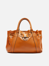 Bolsa Tote Caramelo Arezzo Couro Alícia Pequena