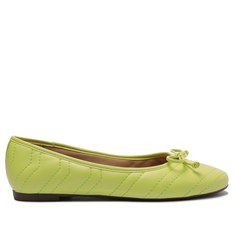 Sapatilha Amarela Anacapri Lemon Com Pespontos