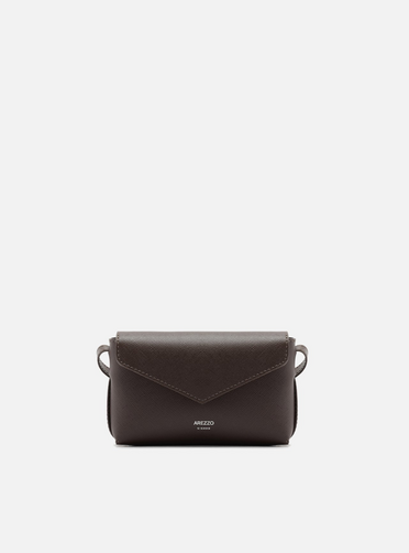 Bolsa Tiracolo Marrom Pequena Envelope | ZZ MALL