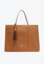 Bolsa Shopping Marrom Anacapri Média Alça Corda Barbicacho