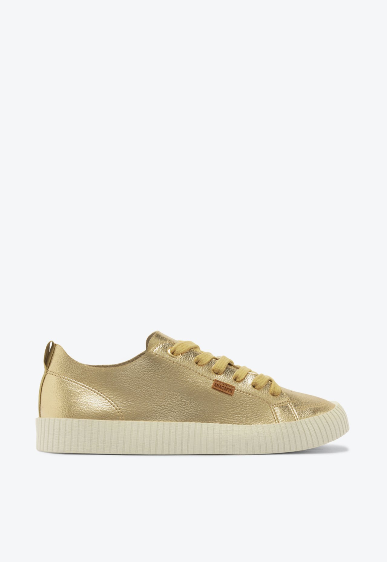Tênis Dourado Anacapri Basic Sola Detalhada | ZZ MALL
