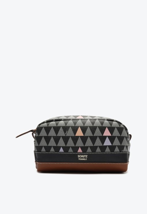 Bolsa Preta Schutz Necessaire Triangle