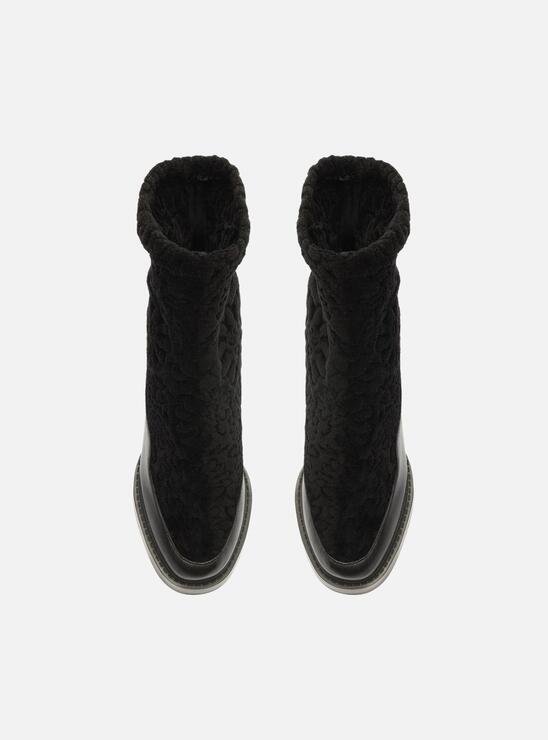 BOTA MEIA PATA PRETA AREZZO SALTO ALTO