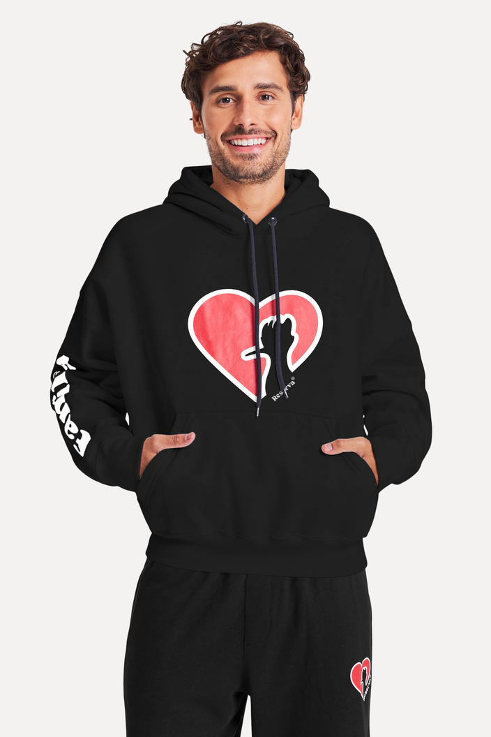 Moletom Hoodie Preto Reserva Família