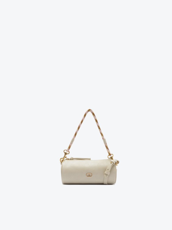 Bolsa Tiracolo Pequena Tube Branca