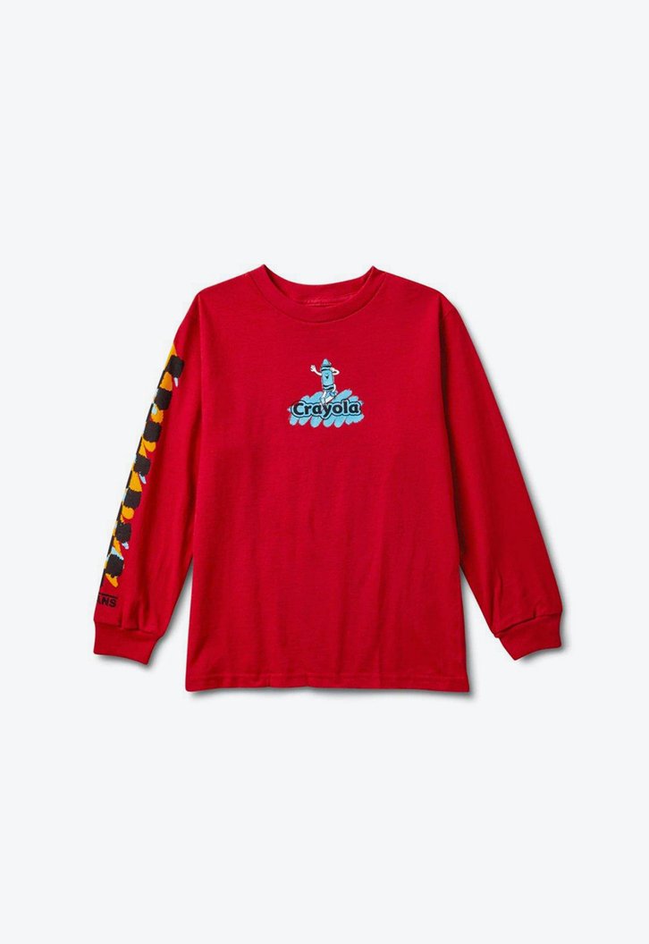 Camiseta Vans Infantil Crayon Ls X Crayola Chili Pepper