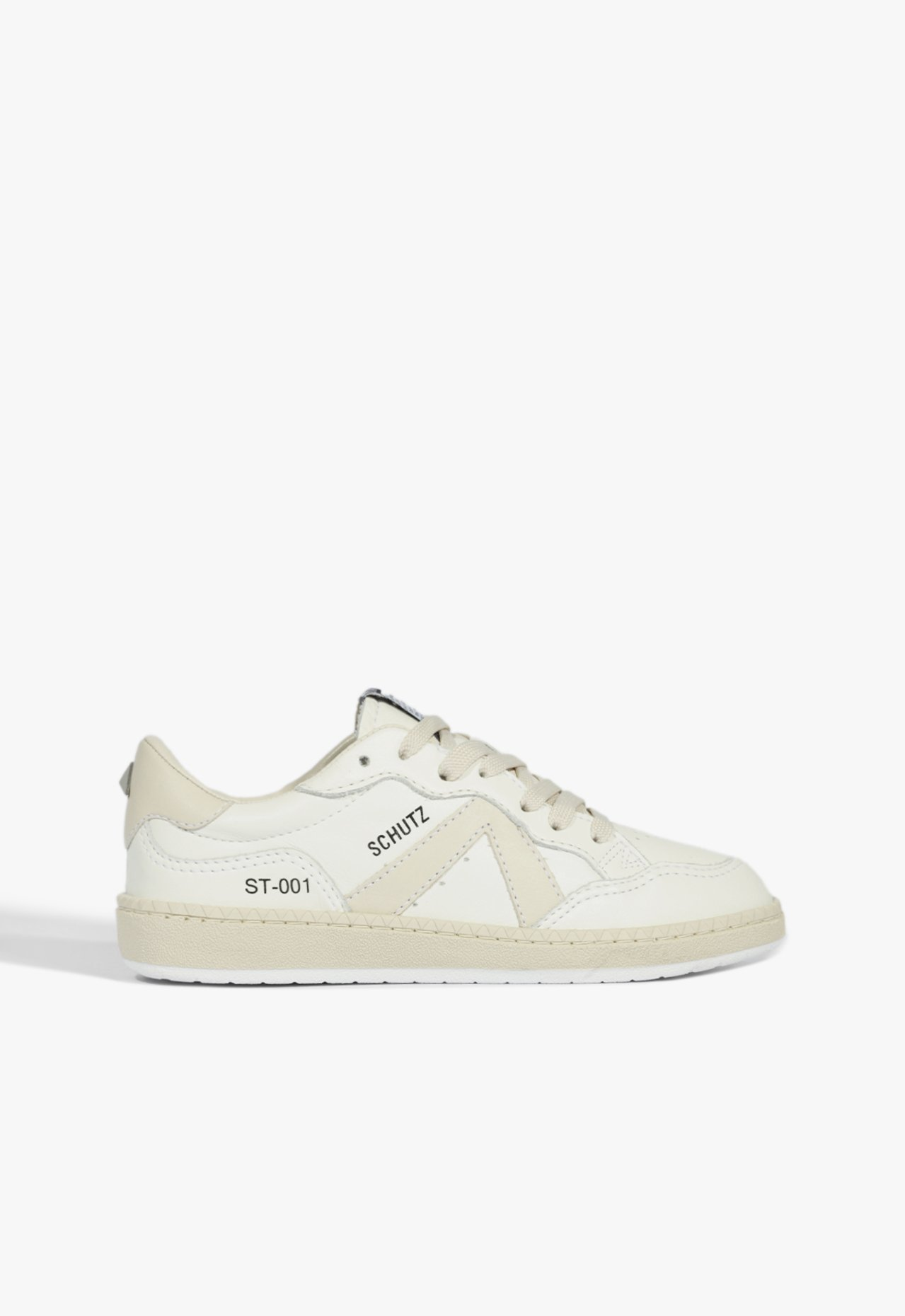 Tênis Schutz ST 001 Couro Branco Bege | ZZ MALL