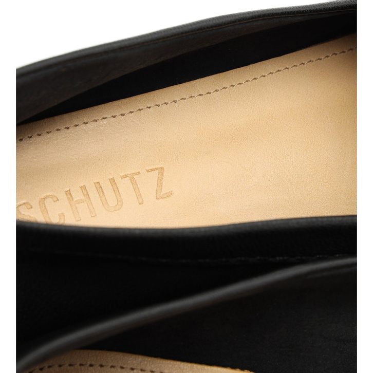 Sapato Mocassim Couro Fivela Preto