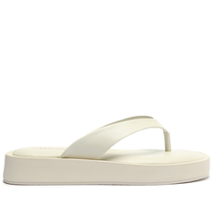 Sandália De Dedo Flatform Branca Anacapri