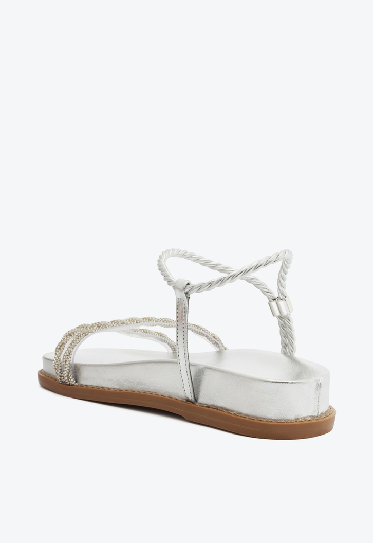Papete Strass Prateada
